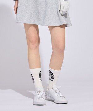 【虫よけ加工】【WOMEN】P-MOF ソックス ミドル丈 ゴルフウェア レディース