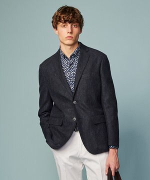  【キングサイズ・JAPANファブリック/ジャージー素材/軽量】ムリネラッセルブレザー