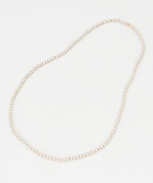 ウッドパールネックレス