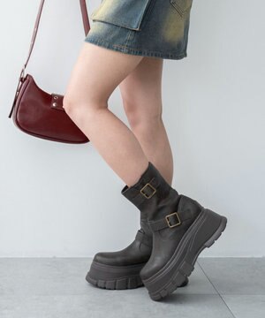  厚底ボリュームエンジニアブーツ