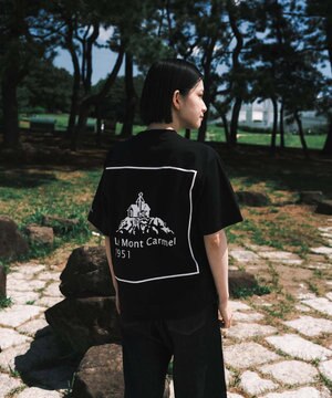 【UVカット・吸水速乾・ストレッチ・軽量 】バックプリントポケットTシャツ（S・Mサイズ）