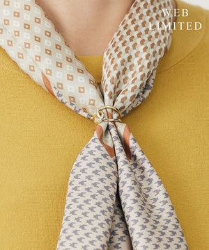 【WEB限定】 2WAY ライン スカーフ リング