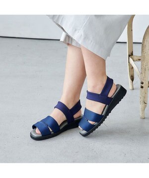  <D'ICI>ストレッチフィットサンダル