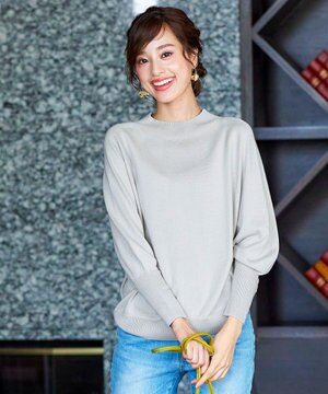  【GOLD LABEL・洗える】抗菌・防臭加工 ホールガーメントドルマンニット