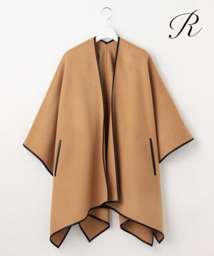  【R(アール)】ウールリバー ポンチョ