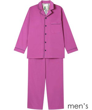 【綿100％】やわらか天竺メンズパジャマ　ＭＡＤＥ　ＷＩＴＨ　ＬＩＢＥＲＴＹ　ＦＡＢＲＩＣ