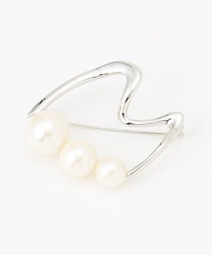 パールラインブローチ