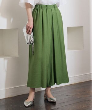  【セットアップ対応】エアリーツイルキュロット パンツ