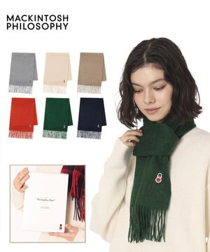 WEB限定】MACKINTOSH PHILOSOPHY バッキンガムベア ワッペン付 ニット