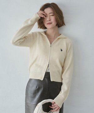  【新色追加】別注USPOLOWZIPニットPK