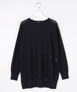  ファインゲージスパングルプルオーバー ニット