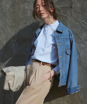 【洗える】23区DENIM ストレッチ ジャケット
