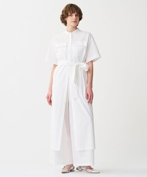  カラータイプライター シャツワンピース