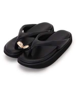  レザータッチトング サンダル