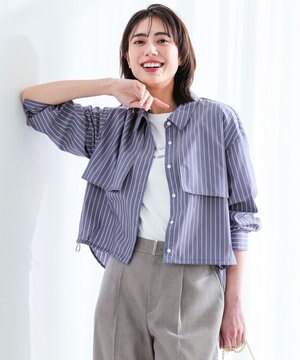  クロップドヨークハオリ シャツ