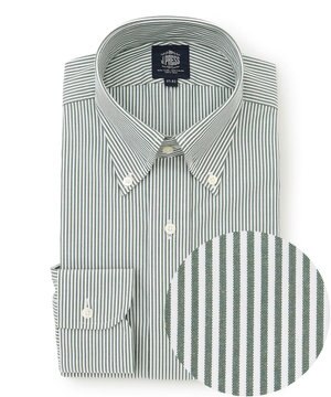  【26年秋冬シーズン柄】【PREMIUM PLEATS / 形態安定】ピンオックス ドレスシャツ / B.D.
