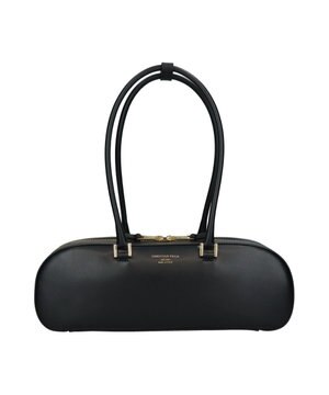  【CHRISTIAN VILLA】レザーワイドミディアムショルダーバッグ