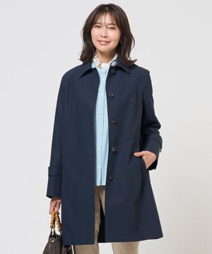 ドライストレッチ ロング ステンカラー コート