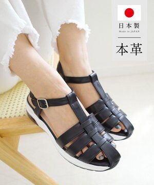 日本製 本革グルカスポーツサンダル