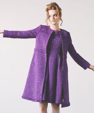  【消臭】SWEET TWINKLE ツイードコート