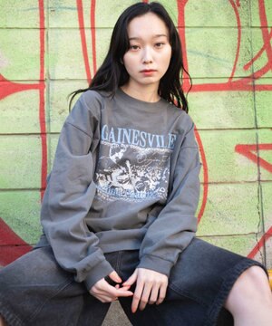  【ユニセックス着用ITEM/MLサイズ展開】ヴィンテージライクグラフィックT（LS）