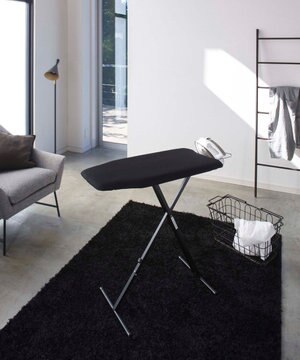  軽量スタンド式アイロン台 タワー ブラック