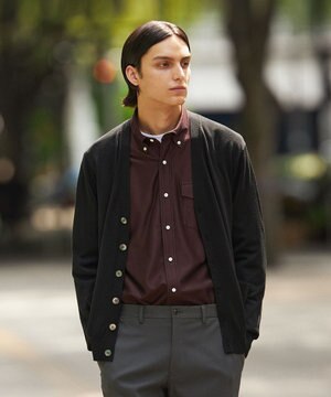  オメガツイスト ハイゲージ ニットカーディガン