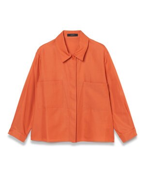  ソフトコットンシルク　シャツ