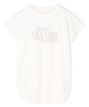  BEAUTY FORM-T cotton ロゴ フレンチスリーブ Tシャツ