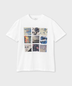  コラージュプリント 半袖Tシャツ