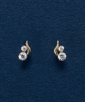  【K10】リーフィービジューピアス