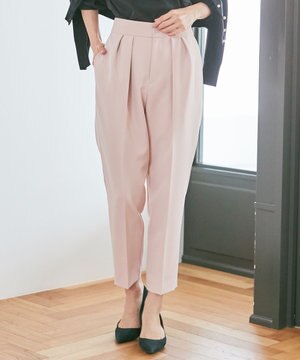  【セットアップ対応】ダブルクロスストレッチ テーパードパンツ