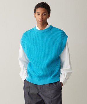  メッシュ ニットベスト [24年春夏商品]