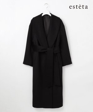  【エステータ】ピュアカシミヤコート