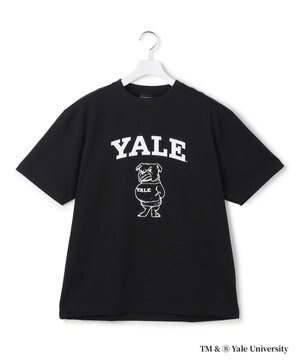  【YALE別注】【UNISEX】ブルドッグ プリント Tシャツ