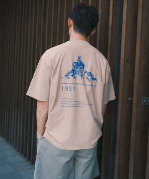【UVカット・吸水速乾・ストレッチ・軽量 】バックプリントTシャツ