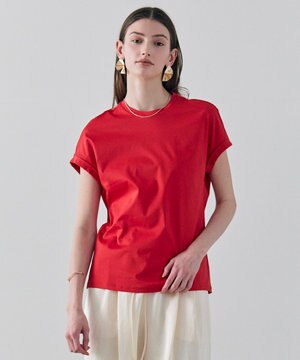  BORNA / コットンスムースTシャツ