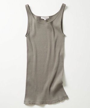 【Oggi6月号掲載/新色追加】オーガニック コットンリブ タンクトップ