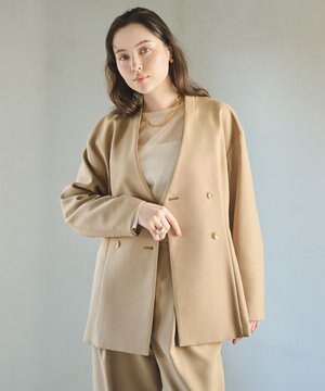  ウエストシェイプダブルジャケット