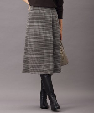  【洗える】ガンクラブチェック スカート