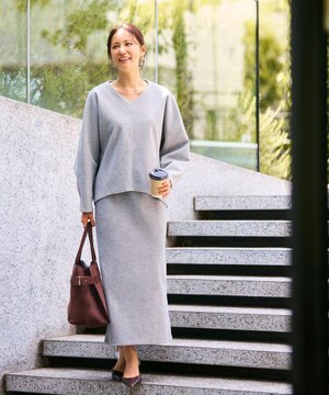 【洗濯機可能/セットアップ】コクーンシルエットエアリープルオーバー