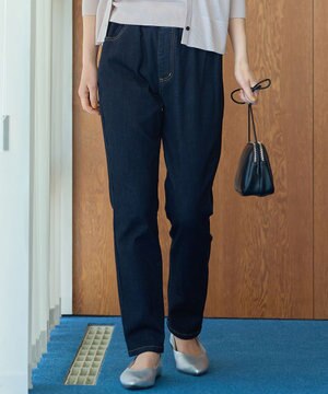  【ウエストゴム/ストレッチ】ウルトライージーデニムパンツ