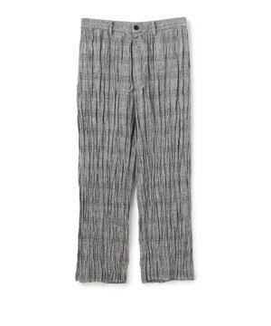  【HIGH GRADE LINE】マックスプリーツワッシャー　ドロスト付ワイドパンツ / WAVE