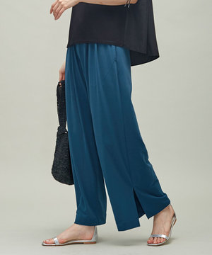 【洗える】Bunch イージー ワイドパンツ