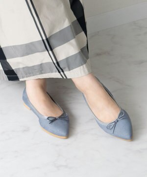  ＜抗菌消臭＞【Bridget Birkin】ポインテッドデイリーバレエシューズ