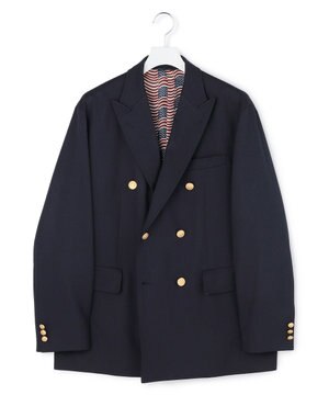  【UNISEX】ダブルブレザー / 6B / 金釦 / 背抜き