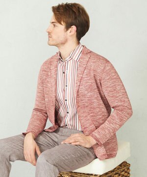  【清涼感/軽い/洗える】 スラブギマニットジャケット