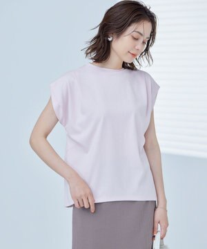  GIZAプレーティング天竺フレンチスリーブ Tシャツ