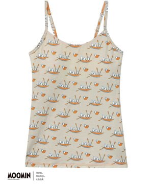  【ムーミン】MOOMIN × une nana ccol カップ付キャミソール