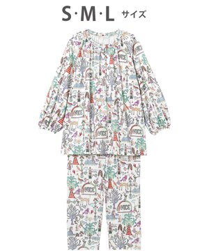  ツモリチサト パジャマ 9分袖 長袖 8分丈 レディース UDX573 /ワコール